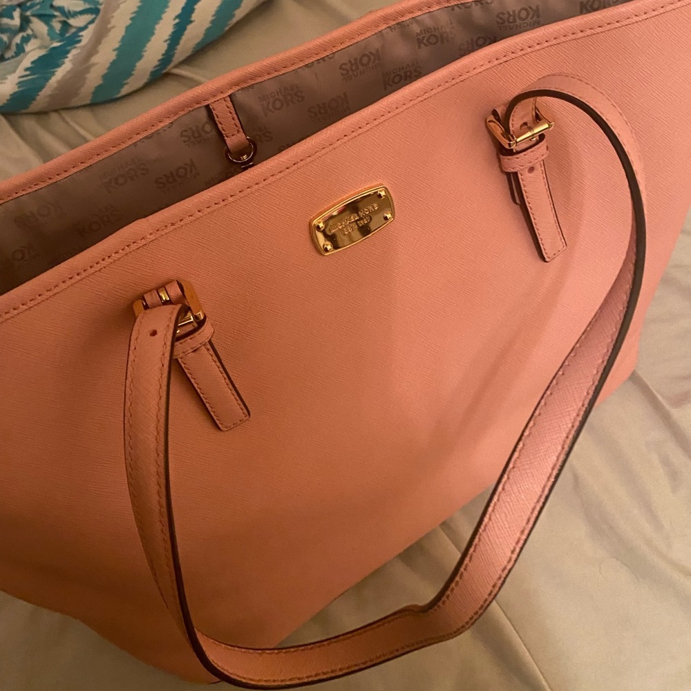 Big pink Michael Kors bag